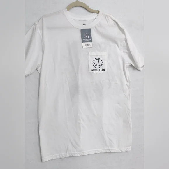 Southern Lure Mens Size Large TShirt Crab Shack Graphic White - Picture 5 of 6